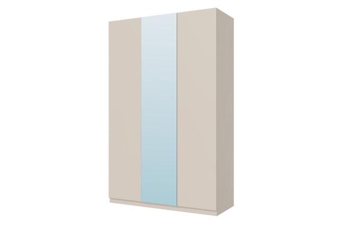 Изображение товара Шкаф 3-дверный HOFF Блокс Лайн 149,5х236,4х59,6 см бежевый с зеркалом