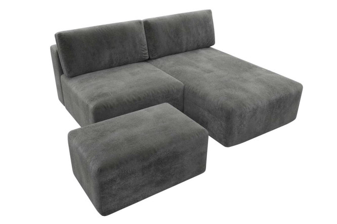 Изображение товара Угловой диван-кровать Лига 060 с пуфом и еврокнижкой