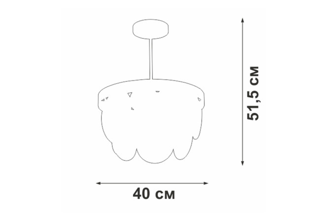 Люстра V5882-8/5PL 15 кв.м., 40x51.5x40 см, E14