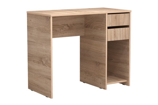 Изображение товара Компьютерный стол Ультра с 2 ящиками 90х75х45 см надежная мебель для офиса и дома