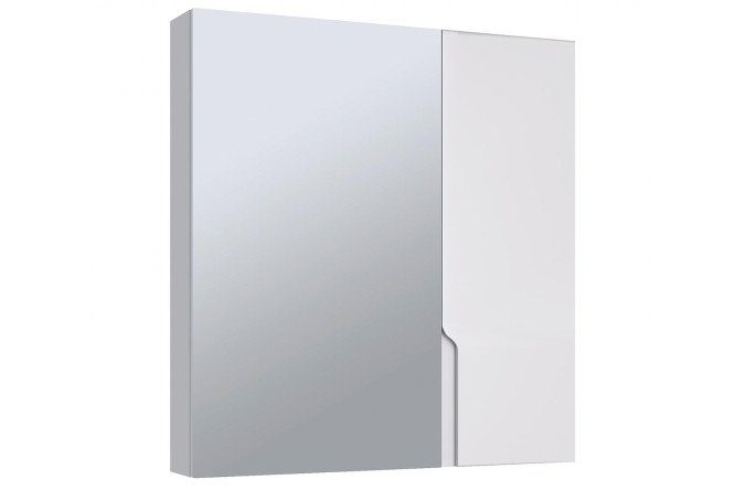 Изображение товара Шкаф-зеркало RUNO Стокгольм 70 белый правый 70х75х24 см