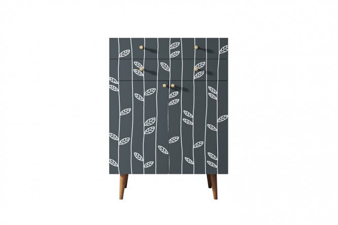 Изображение товара Комод Berber из ЛДСП 80x110x45 см современный дизайн практичный