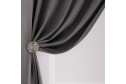 Штора MICASA Candy 180х300 см, 1 шт., цвет графитовый