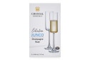 Набор бокалов для шампанского CRYSTAL BOHEMIA Junco 160 мл, 2 шт., Стекло