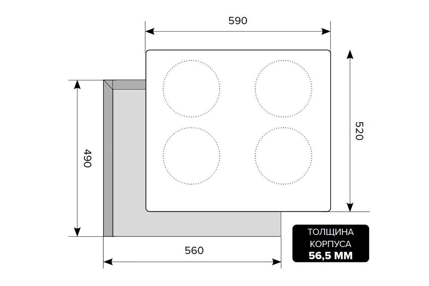 Индукционная варочная панель EVI 640-2