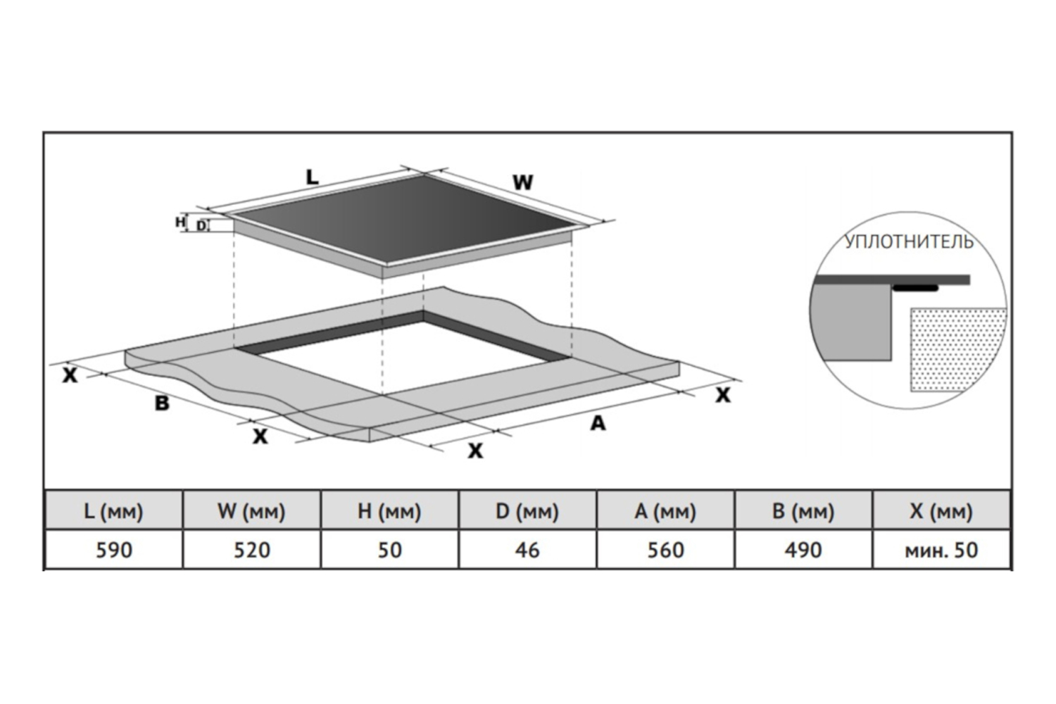 Электрическая панель HK 60003