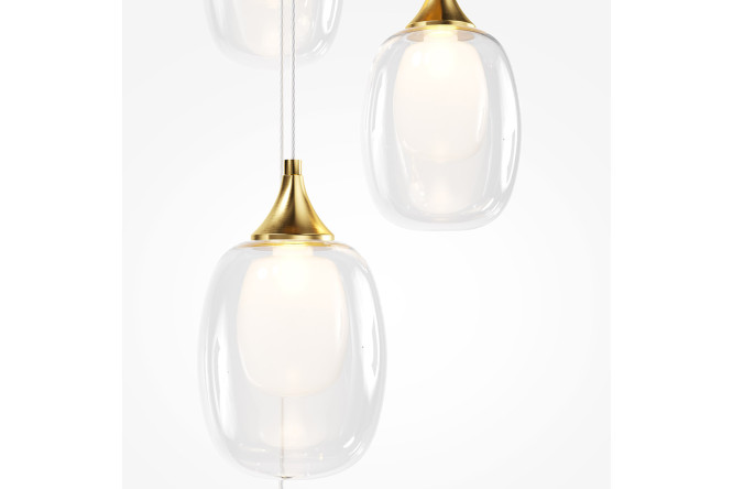 Светильник подвесной MAYTONI Aura 14 кв.м., 35х45х35 см, E14