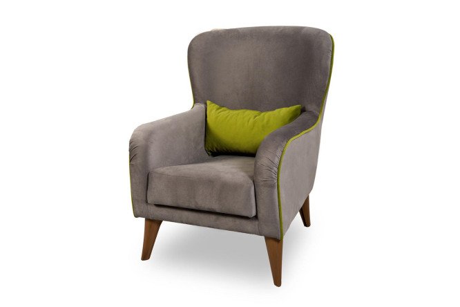 Изображение товара Кресло Вояж 7 с мягкой велюровой обивкой, размеры 72x94x94 см