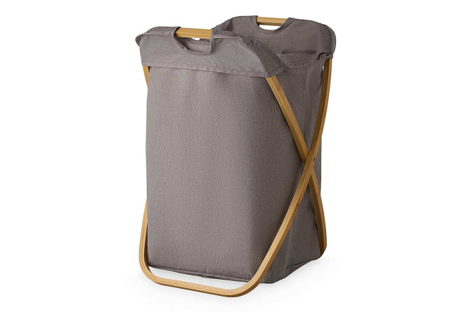 Изображение товара Корзина для белья HOFF Тау складная 77 л из полиэстера и бамбука