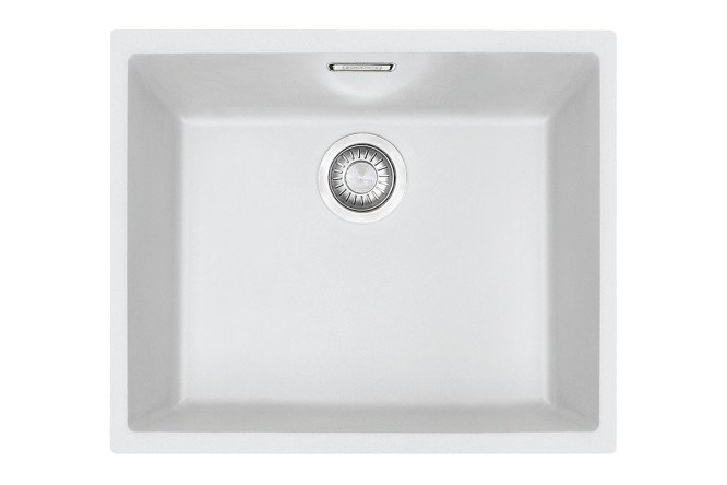 Изображение товара Врезная кухонная мойка FRANKE Smart SID 110-50, тектонайт, белая, 52.5х44х20 см