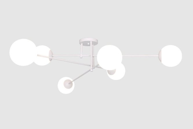 Изображение товара Светильник потолочный EUROSVET Netz 12 кв.м., 142.8x40x142.8 см, E27
