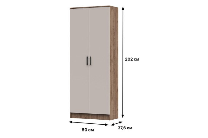 Шкаф Машенька 80х202х37.6 см