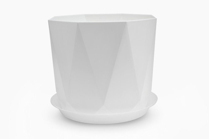 Изображение товара Кашпо Призма 22х18.5 см 4700 мл полипропилен прочное и стильное