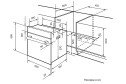 Электрический духовой шкаф LEX EDM 4575 BBL, чёрный 45х59.5х58 см