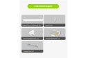 Карниз стеновой двухрядный ARTTEX Facile Standard 270 см