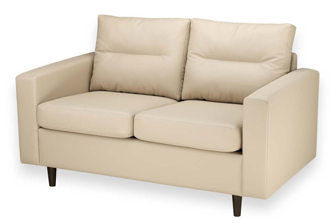 Изображение товара Двухместный диван Бруно бежевый компактный современный мебель