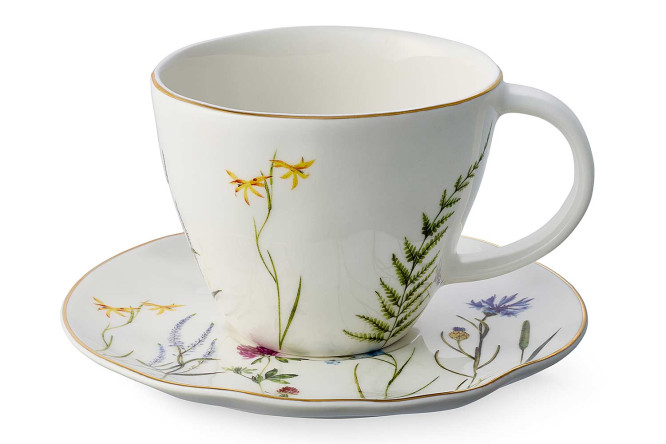 Изображение товара Чайная пара HOFF Жардин на 1 персону Фарфор