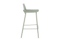 Стул полубарный Stool Group Mist 47х80х47 см, цвет сидушки серо-зелёный, ножек серо-зелёный