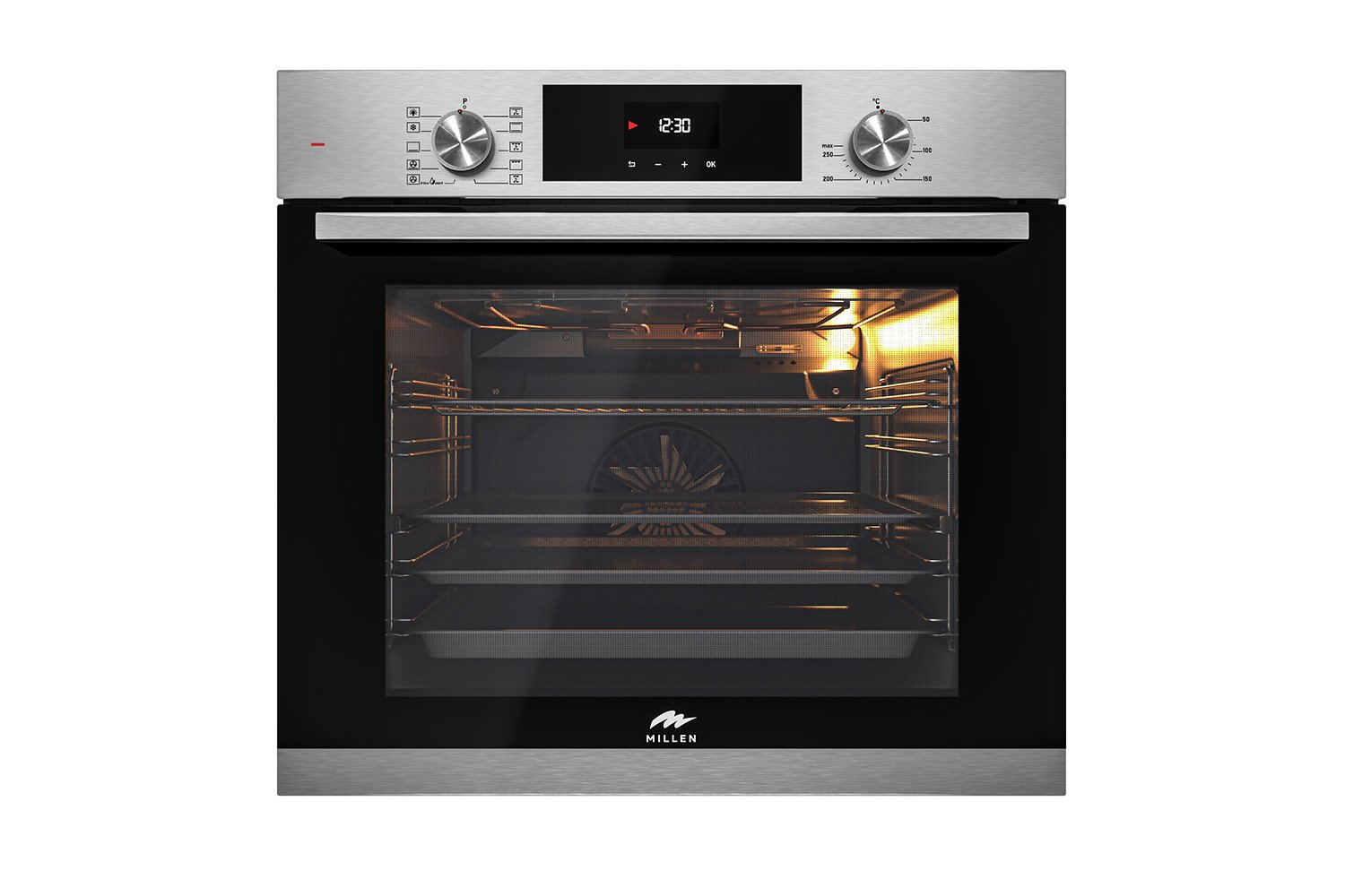 Электрический духовой шкаф MILLEN Meo 6004 IX 59.5х59.5х53 см