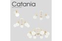 Светильник потолочный EVOLUCE Catania 10 кв.м., 59x35x59 см, E14