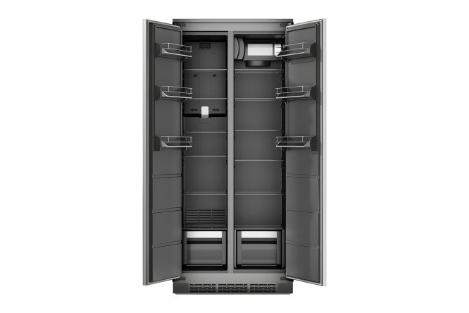 Изображение товара Встраиваемый двухкамерный холодильник LEX LBI400SB grey 80.6х184.6х57.5 см
