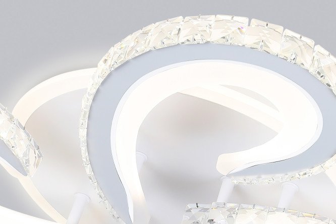 Фото 7 Светильник потолочный AMBRELLA LIGHT Acrylica 26 кв.м., 56x9x56 см, LED