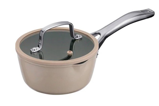 Ковш с крышкой REGENT Inox Taup 1.3 л