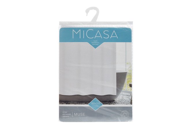 Штора для ванной комнаты MICASA Muse 180x200 см