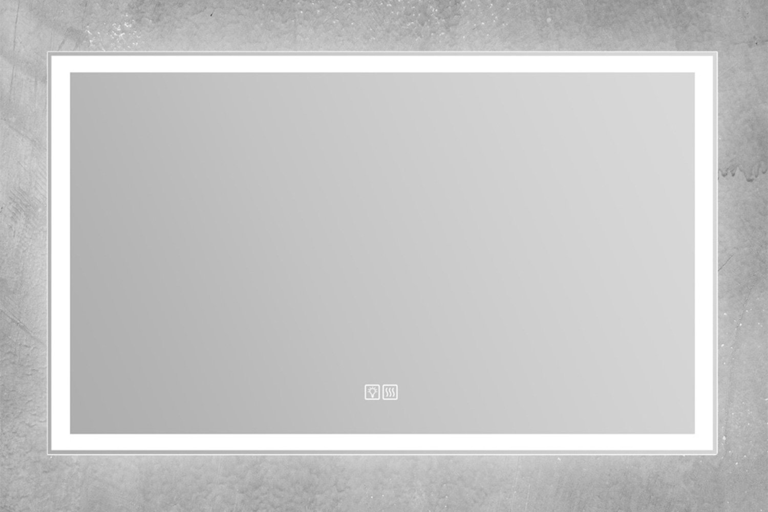 Зеркало с подсветкой BELBAGNO SPC-GRT-1000-600-LED-TCH-WARM с подогревом 100х60 см