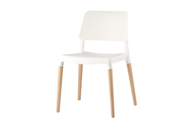 Изображение товара Стул Bistro с пластмассовой сидушкой и деревянными ножками