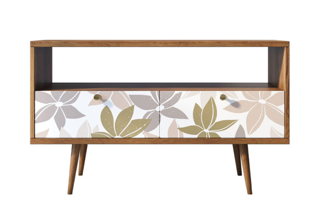 Изображение товара Консоль с 2 ящиками Berber стильная и вместительная коричневая