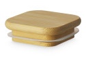 Банка для хранения с крышкой HOFF Bamboo 390 мл
