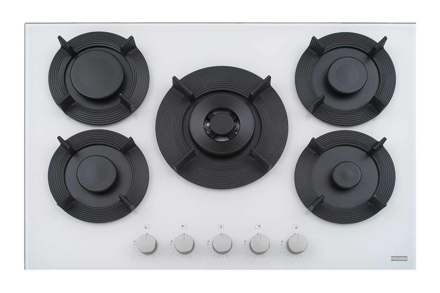 Газовая варочная панель FRANKE FHMF 755 4G DC C WH 106.0541.753, белый 75 см