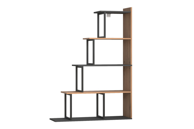 Изображение товара Стеллаж-горка Fiji из ЛДСП и металла, размеры 103х146,2х30 см