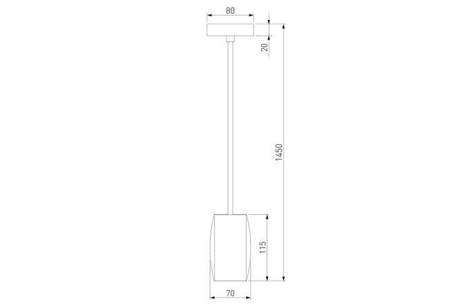 Фото 7 Светильник подвесной EUROSVET Bonaldo 2 кв.м., 8х35х8 см, LED