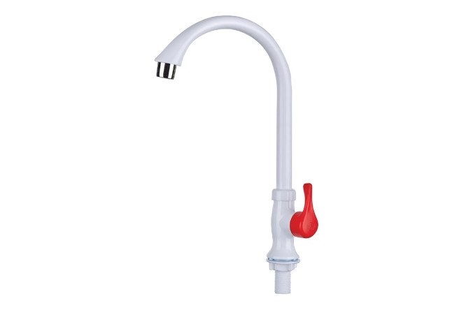 Изображение товара Кран для холодной воды РМС PL3-269F-1 белый, красный