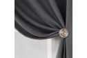 Штора MICASA Harper 145х260 см, 1 шт., цвет серый