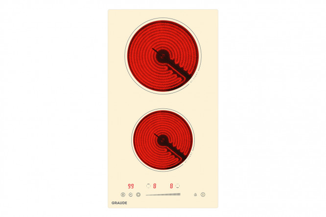 Изображение товара Электрическая панель GRAUDE EK 30.0 C 28.8 см стеклокерамика 2 зоны нагрева