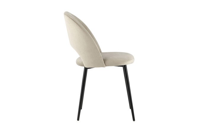 Изображение товара Стул Меган 49х82,5х52 см с обивкой из велюра и металлическими ножками