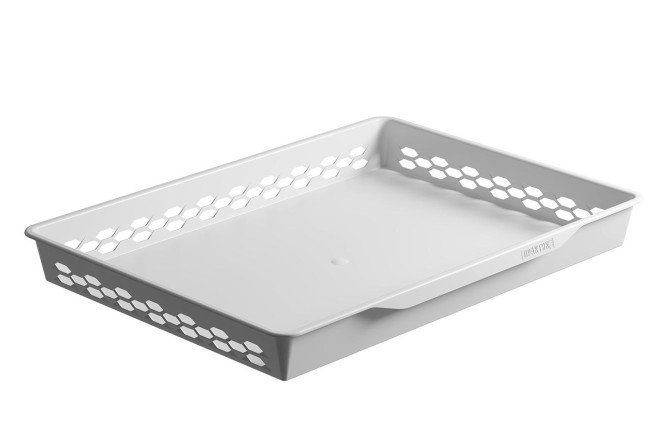 Изображение товара Корзина GBP белая для хранения и организации дома и офиса 57,8х8,5х42,3 см