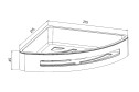 Полка угловая IDDIS Optima home SHE11SBi44 21.5x4.5x21.5 см