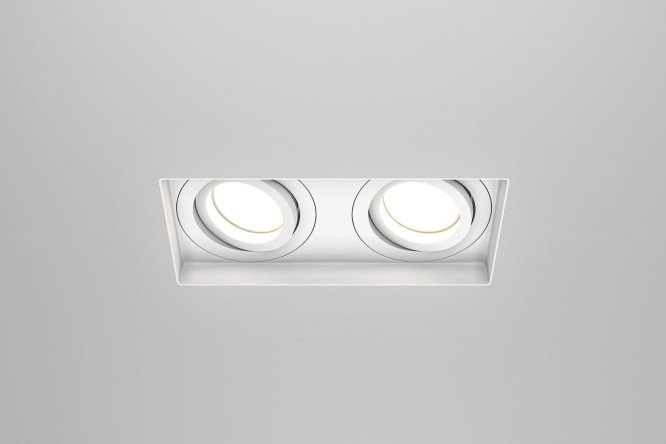 Светильник встраиваемый MAYTONI Downlight Atom 23x3.8x13 см, GU10