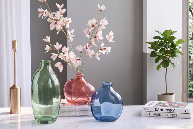 Набор ваз Mandarin decor Аква Стекло