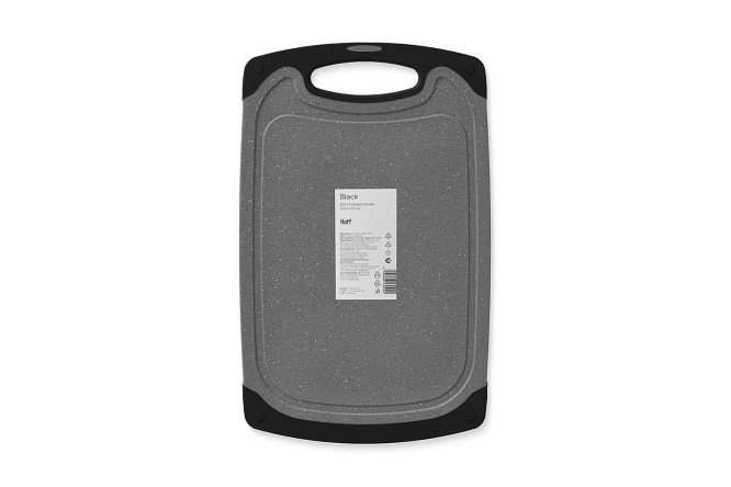 Доска разделочная HOFF Black 20х1х32 см, 1 шт., Полипропилен