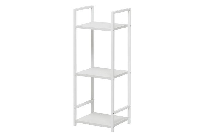Изображение товара Стеллаж Стилвуд 3 полки, белый, 30x79x23,5 см