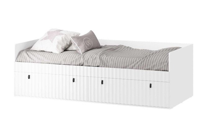 Изображение товара Кровать комбинированная Тиффани 90х200 см белый снег