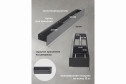 Полка для ванной комнаты Сasa правая 71x10x8 см