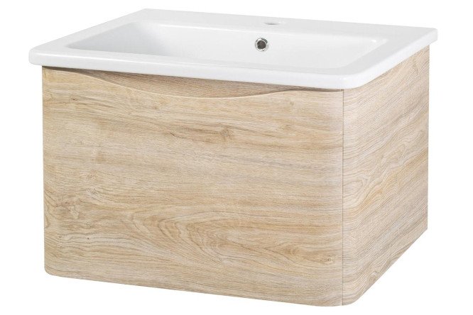 Изображение товара Подвесная тумба RUNO Тоскана 77.4 см светлое дерево без раковины