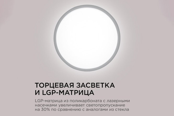 Светильник накладной APEYRON Spin 18-127 6 кв.м, 23x2.5x23 см, LED