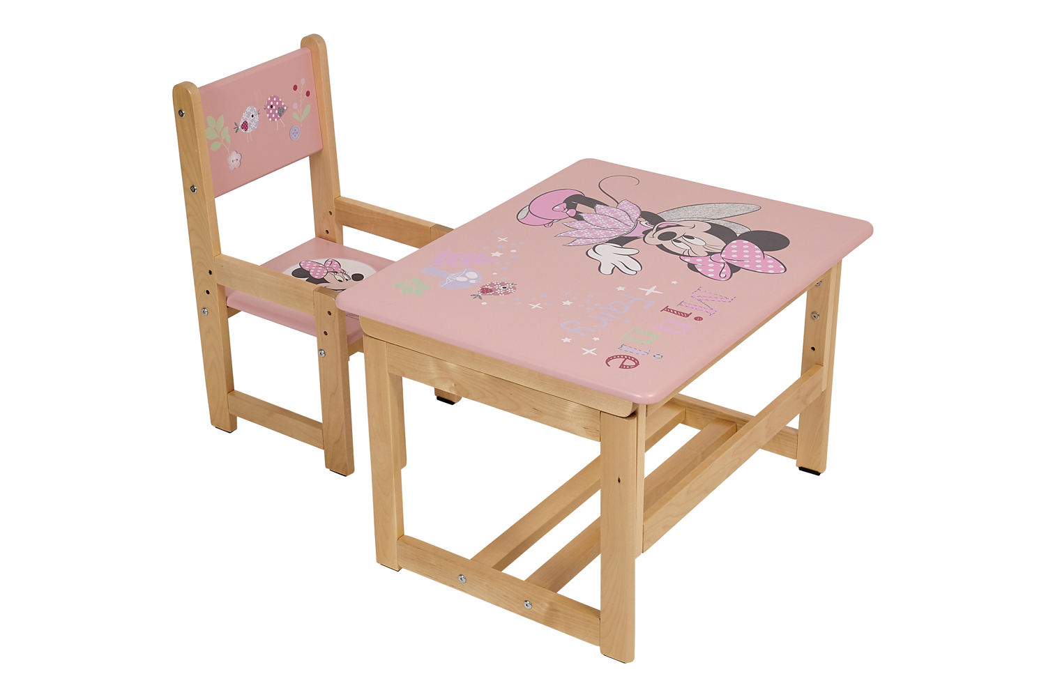фото Комплект растущей детской мебели disney baby polini kids